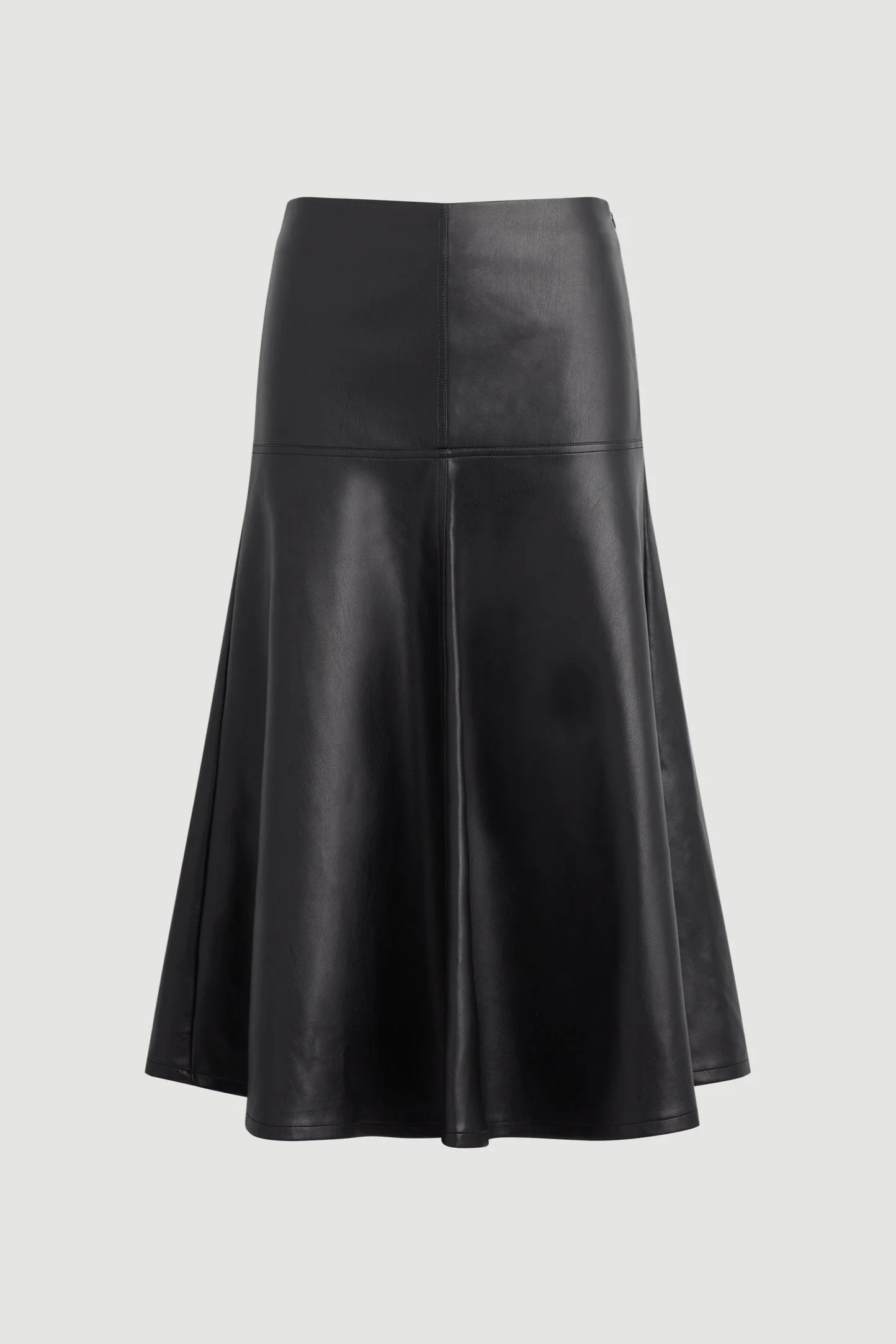 Harley A-Line Vegan Leather Skirt - Image 10