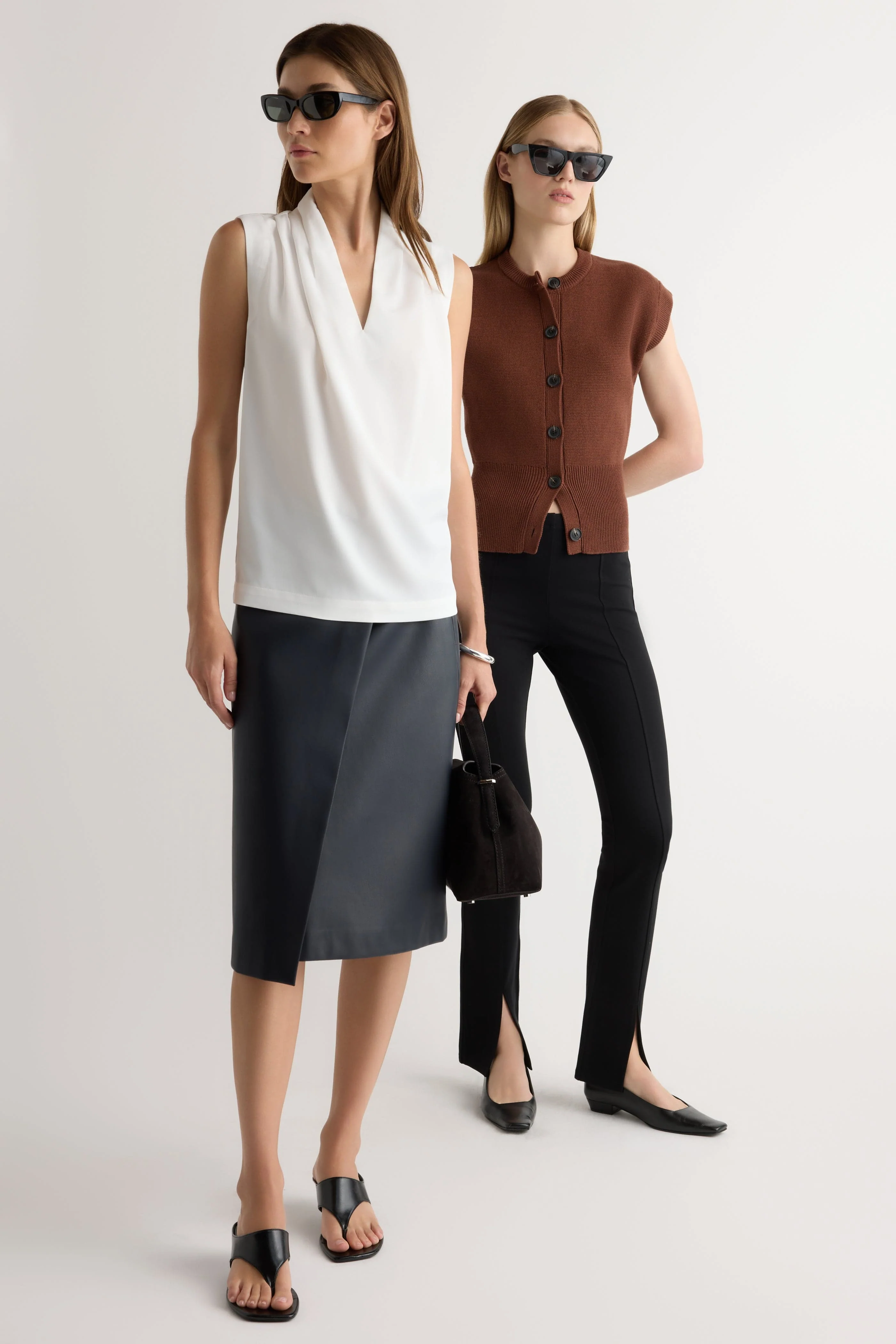 Jae V-Neck Sleeveless Blouse - Image 8