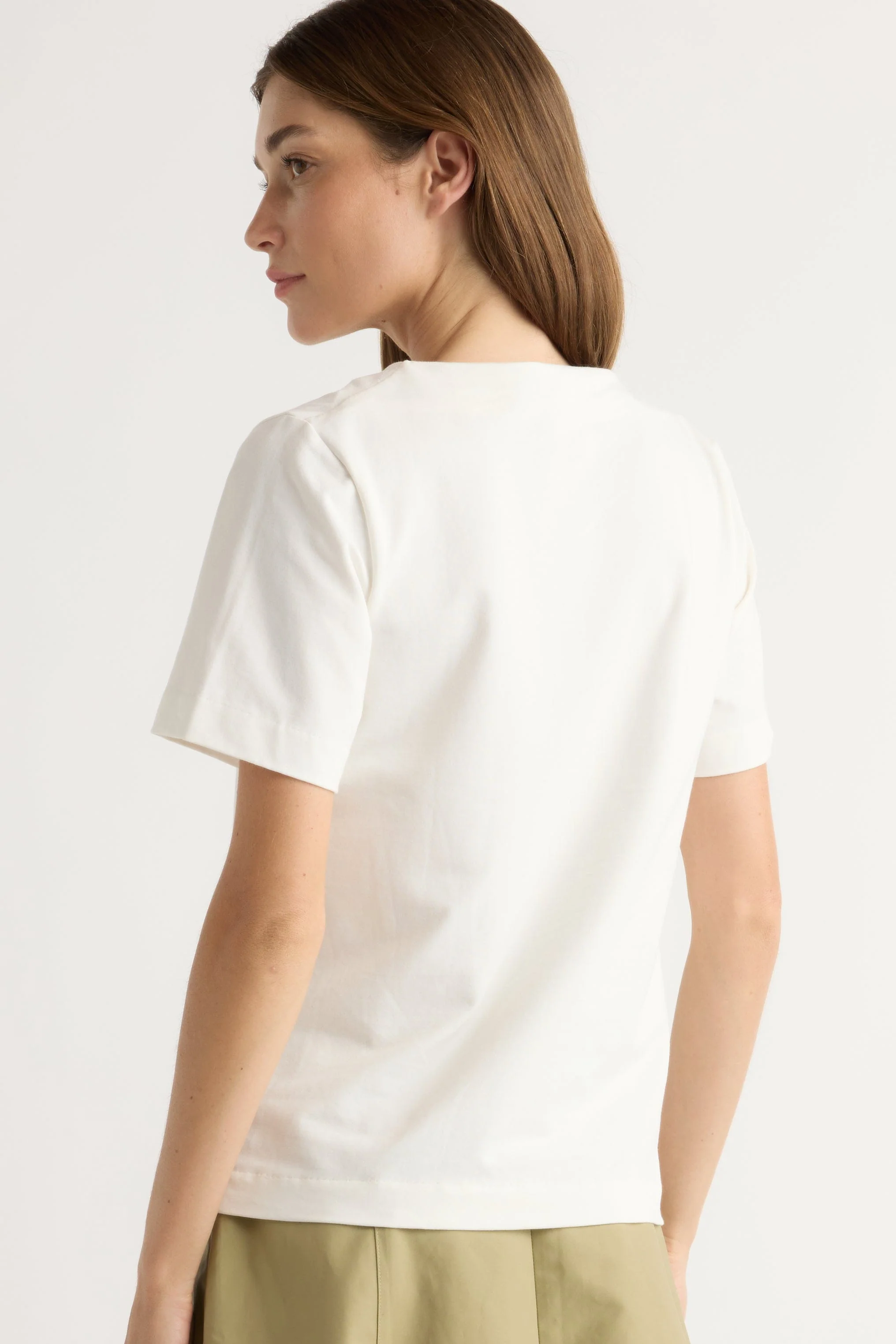 Kendra Organic Cotton Cowl-Neck Tee - Image 6